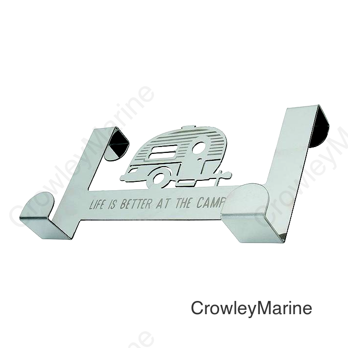 Camco 53381 2-Hook Over The Door Towel Hanger