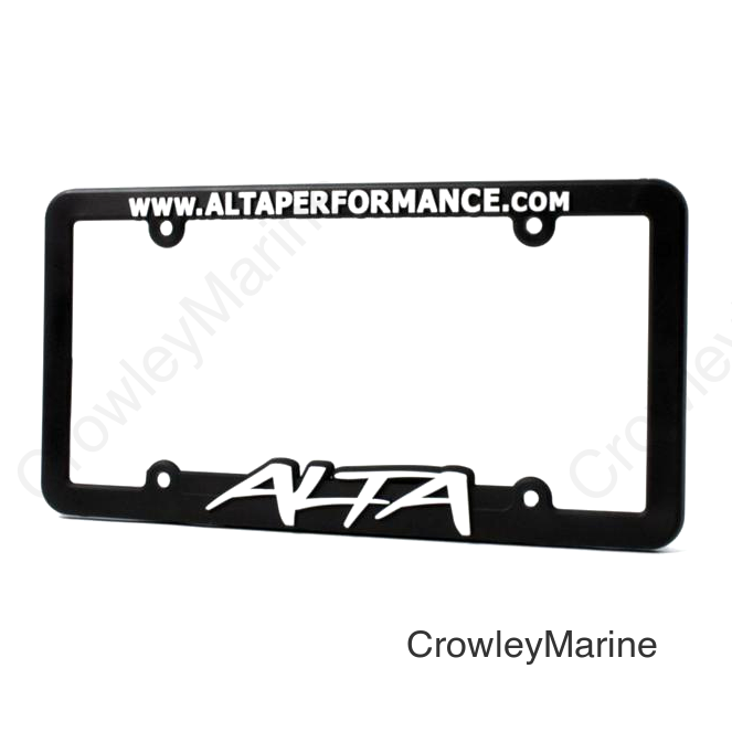 Alta Plastic License Plate Frame