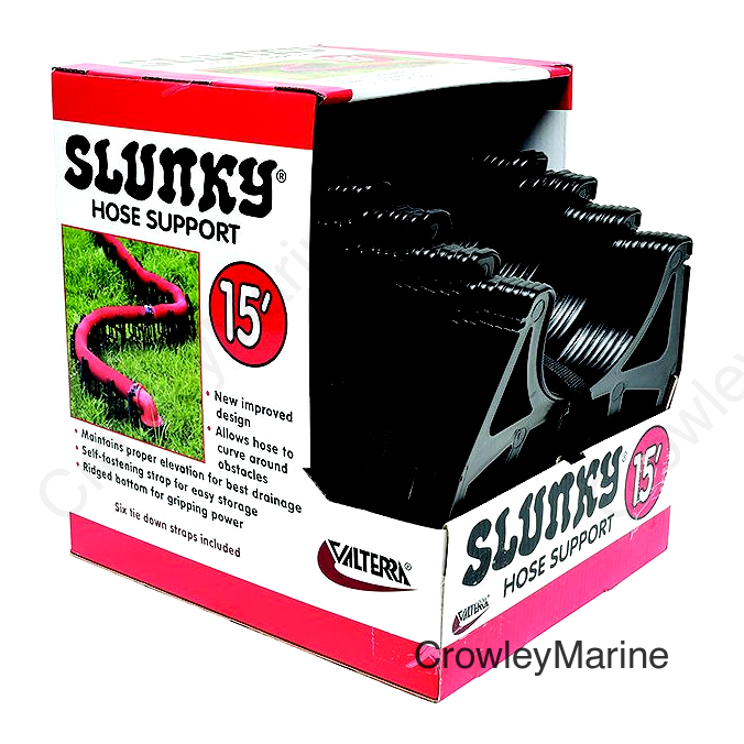 Valterra 15' Standard Slunky RV Drain Hose Support, Black