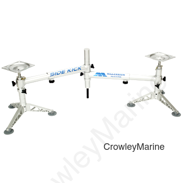 Adjustable Double Seat Pedestal