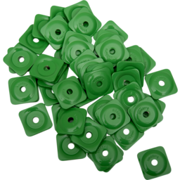 Support Plates - Green - Square - 48 Pack thumbnail-1