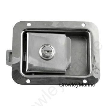 Door Latch Paddle "Jr" Locking, Stainless (379600)