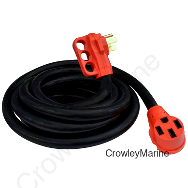 50A EXTENSION CORD W/HDL, 25', RED, BOXED (RV0000608)
