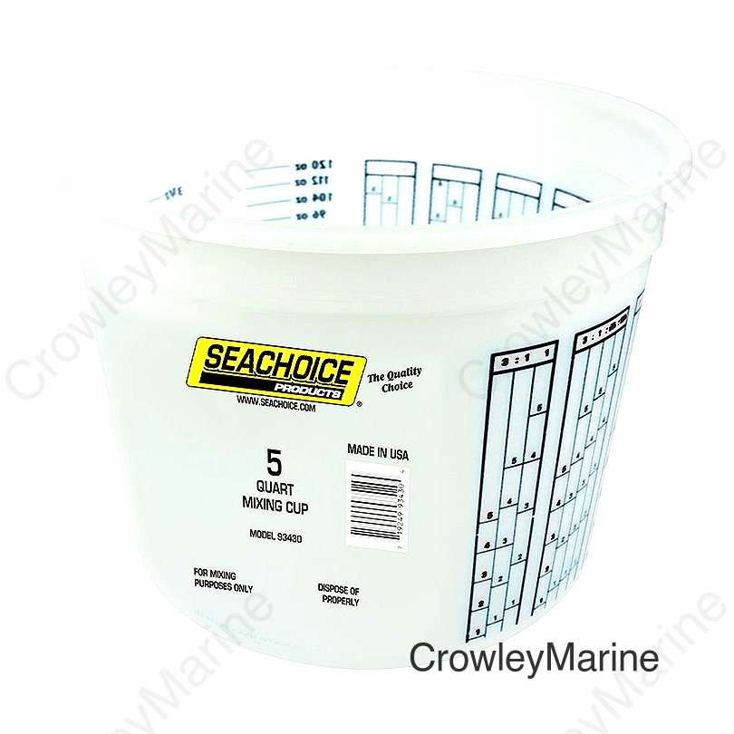 Seachoice 93430 Paint Mix Container, 5 Quart