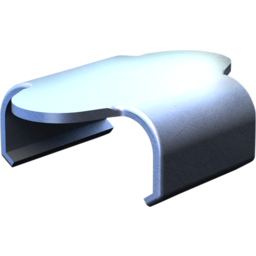 Flat Track Clips - 1.640" Total Length - 10 Pack thumbnail-1