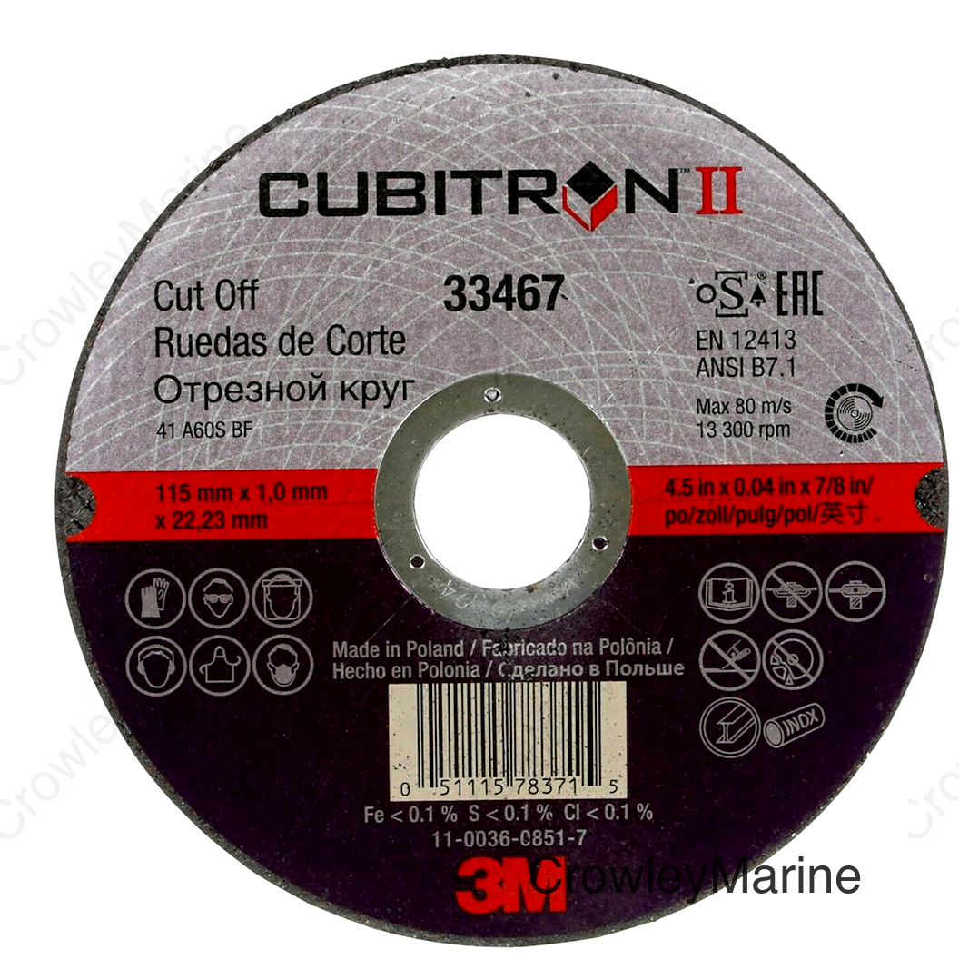 3M CUBITRON  II CUT-OFF WHEEL  115