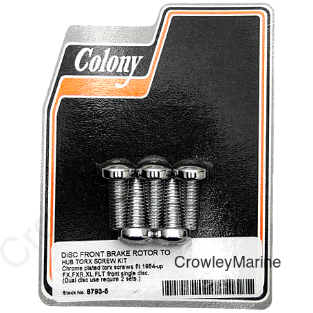 BRAKE ROTOR HARDWARE FRONT TORX SCREW KIT
