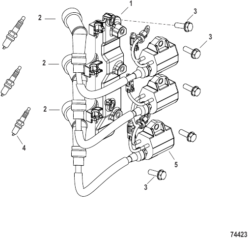 Serial Range Outboard 25 EFI (3 CYL.)(4-STROKE) - 1R154758 & Up - Ignition