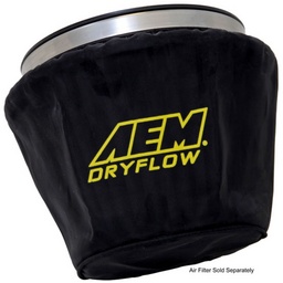 AEM Air Filter Wrap Black 7.5in Length x 5in Width x 5in Height thumbnail-0