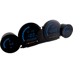 HD-03L Gauge Kit - Blue Display