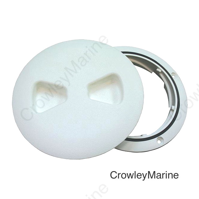 T-H Marine Low Profile Twist-Out Deck Plate 4"