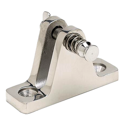 Seachoice Deck Hinge for Bimini Top, Removable Spring Loaded Pin, Stainess Steel thumbnail-4