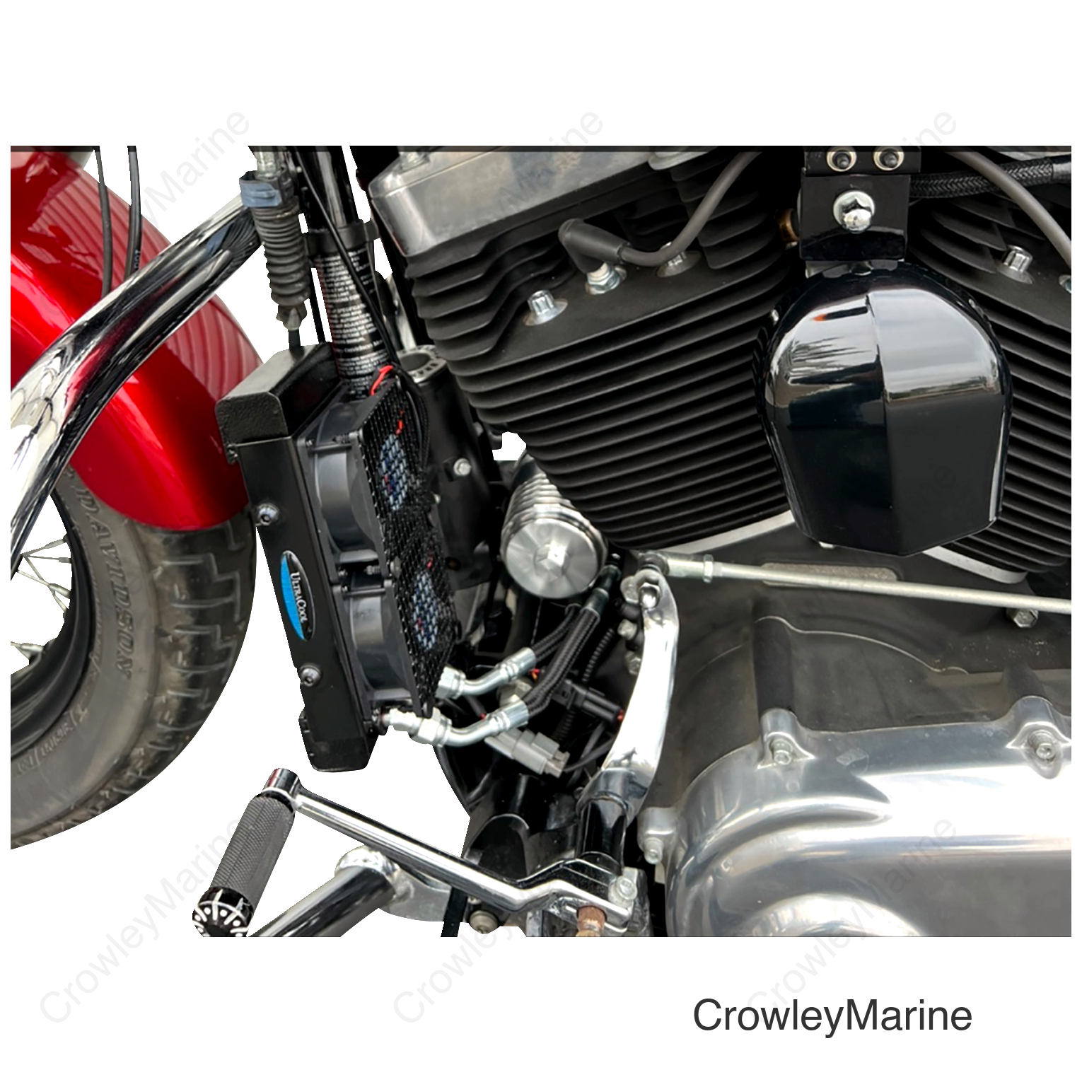 Oil Cooler Kit - Naked Black - Touring/Trike