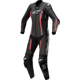 Stella Missile v2 1-Piece Leather Suit - Black/Pink - US 12 / EU 48 thumbnail-1