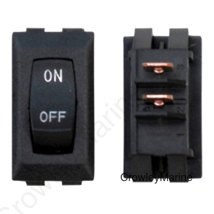12V LABELED ON/OFF BLK/SI