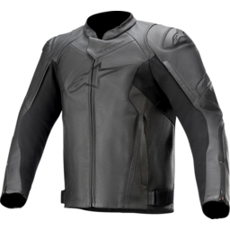 Faster v2 Leather Jacket - Black - US 48 / EU 58 thumbnail-0