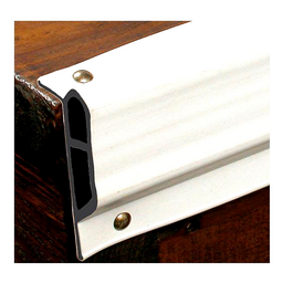 White, Small Double Molded Vinyl Dock Edging. 10' Coil thumbnail-0