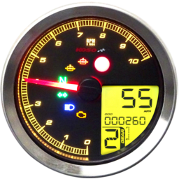 TNT-04 Multifunction Meter - Silver Bezel - 3.30" Diameter x 2.19" D thumbnail-7