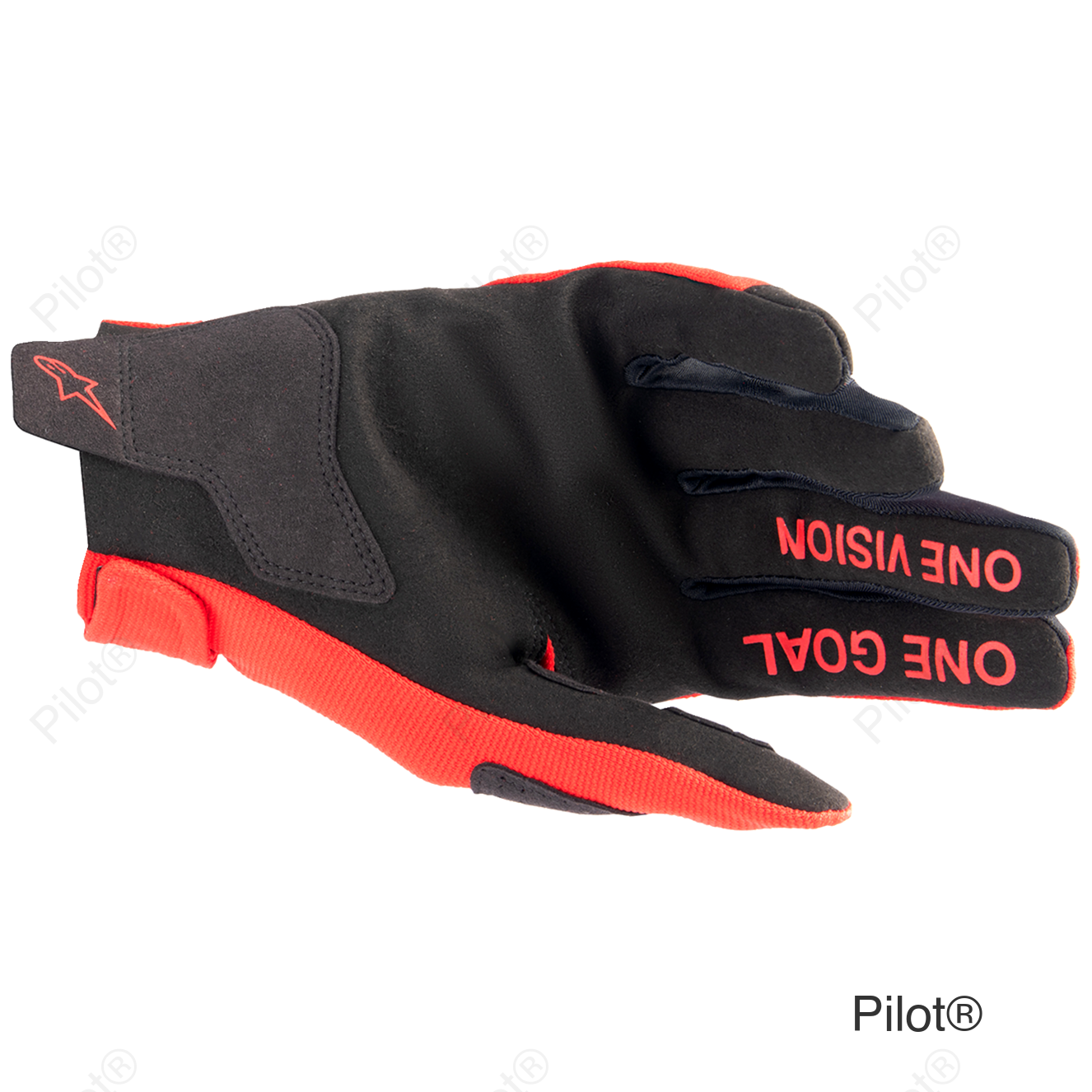 Radar Gloves - Mars Red/Silver - Large