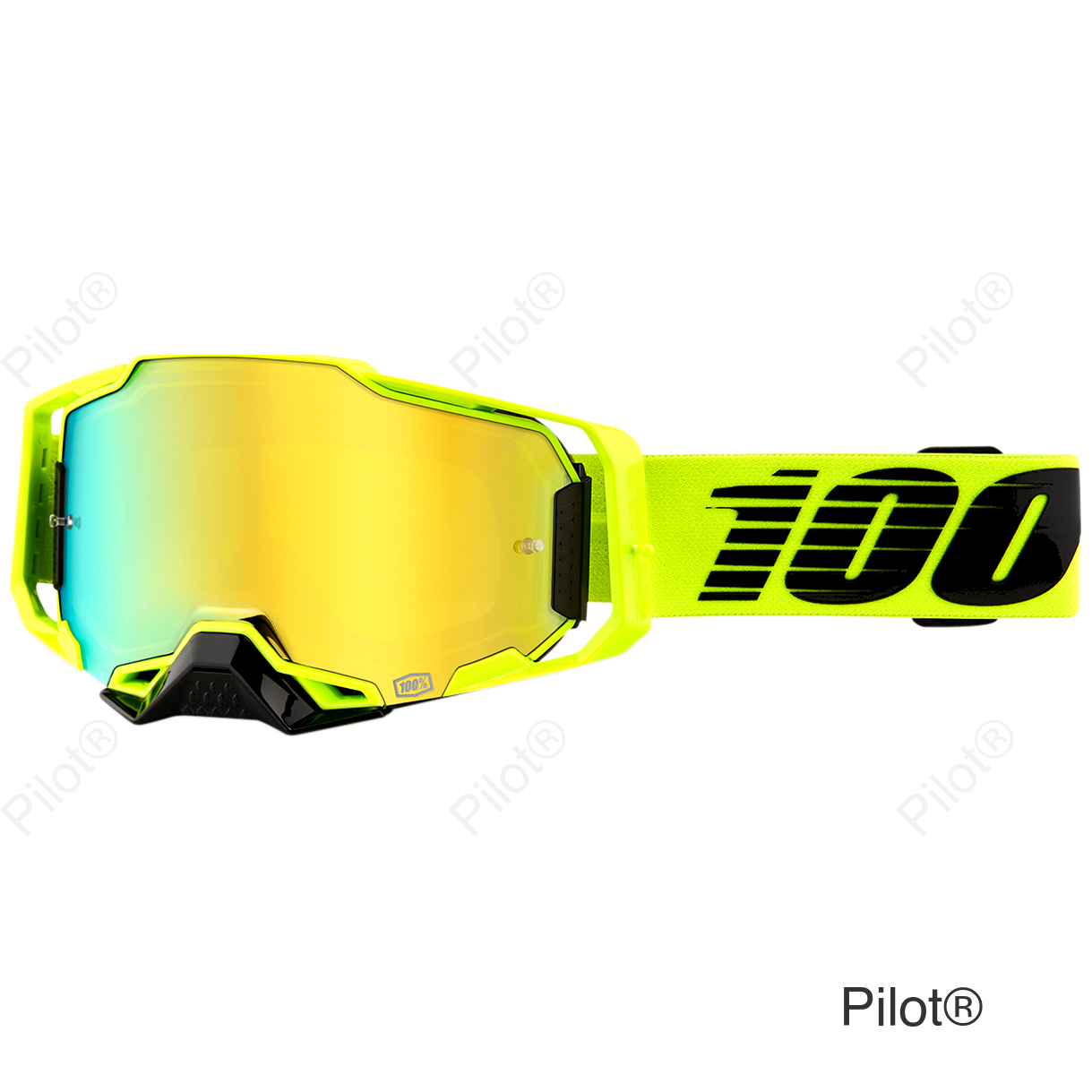 Armega Goggles - Nuclear Citrus - Gold Mirror