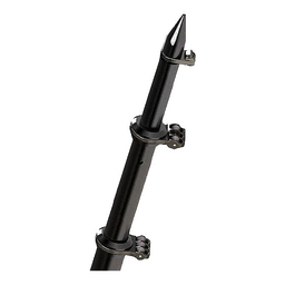 Taco OT0318HDBKA Deluxe Aluminum Tele-Outrigger Pole, 18', Black, 1 pr.