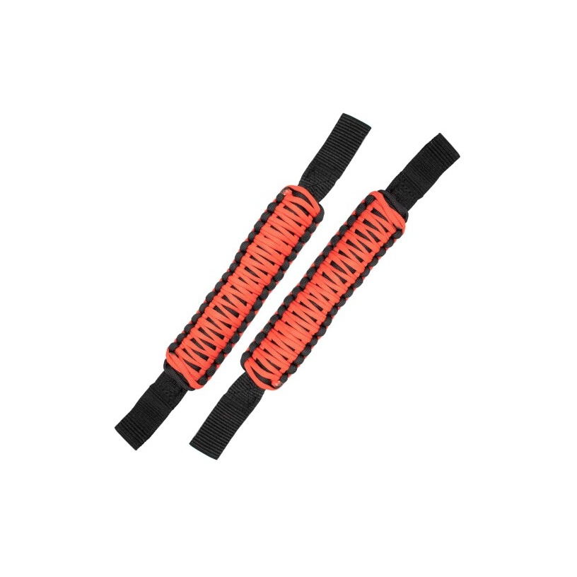 Fishbone Offroad Head Rest Paracord Grab Handles Red