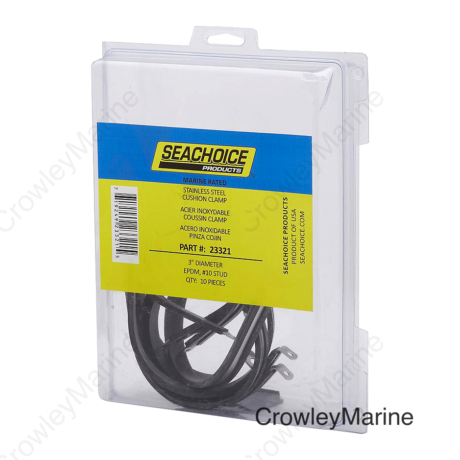 Seachoice Stainless Steel Cushion Cable Clamp, 3 In.
