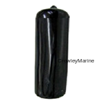 Handle Cover, Vinyl, Round, 1/2" ID, 1" Long (384850)