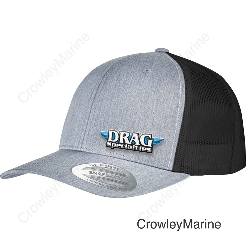 HAT DRAG MESH SNPBK GY/BK