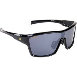 Seachoice 98819 "Nautilus" Polarized Sunglasses, Frame: Shiny Black, Lens: Full Silver Mirror thumbnail-1