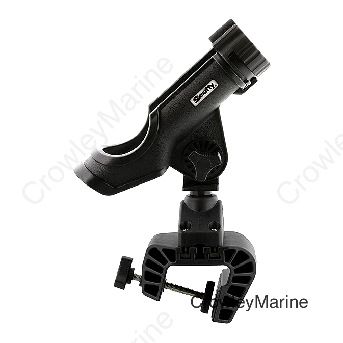 Scotty 339S Powerlock Rod Holder w/#449 Clamp Mount, Black