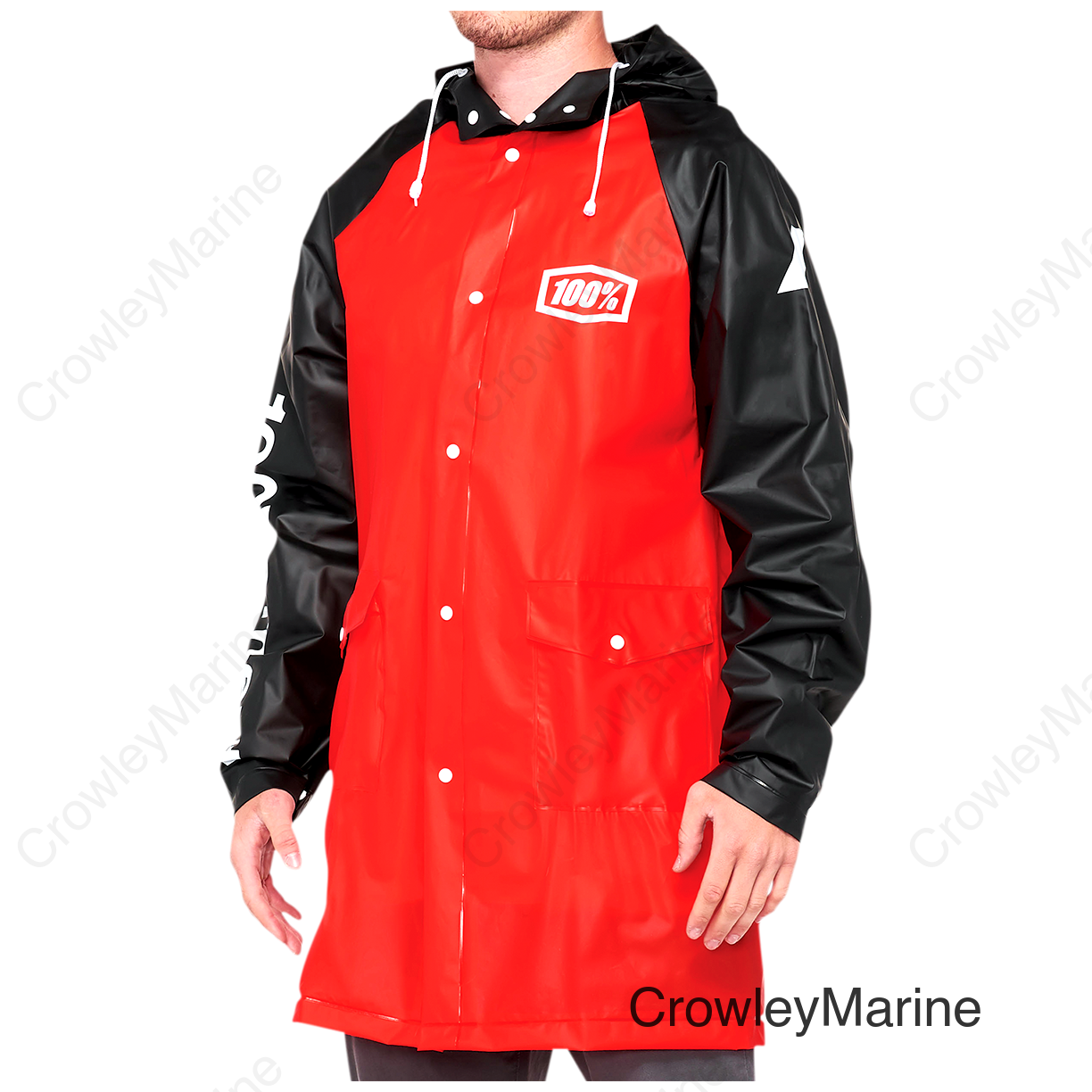 Torrent Raincoat - Red/Black- Medium
