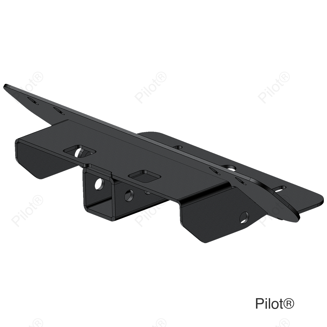 Hitch - Lower Front Receiver - 2" - Polaris Ranger