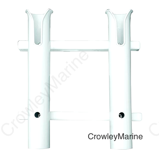 Polyethylene 2-Rod Rack, White