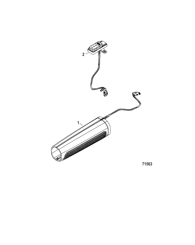Serial Range Outboard 100 EFI (4-STROKE) - 2B095049 & Up - Heated Grip
