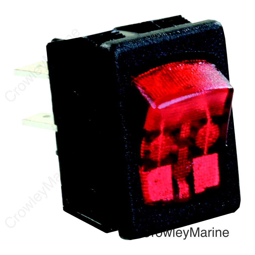 JR Products Mini Illuminated On/Off Switches - 120V, SPST
