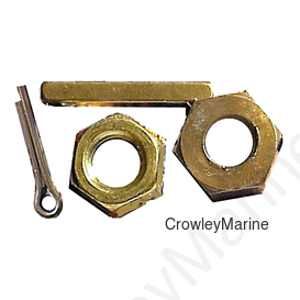 Jam Nut Set (Nuts, Key, C.Pin) - Handi-Man Marine (592064)