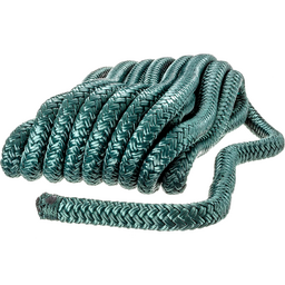 Seachoice Double-Braid Nylon Dock Line w/ Eye Splice, Pre-Shrunk, Heat Stabilized, 1/2 In. X 20 Ft., Forest Green thumbnail-4
