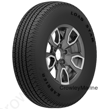 ST215/75R14"; 5-Hole Gun Metal Gray Rim; Load Range C