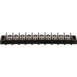 Seachoice Terminal Block, 10-Gang, Nickel Plated Brass Terminals thumbnail-1