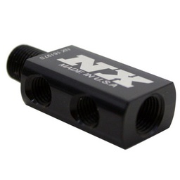 Nitrous Express Compact Distribution Block w/Gauge Port thumbnail-1