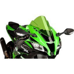 Race Windscreen - 14-1/4" - Green - Kawasaki thumbnail-0