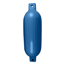 Seachoice Twin Eye Ribbed Boat Fender, Blue, 3/4 in. Eye, Ideal for 20-25 Ft. Boats thumbnail-6