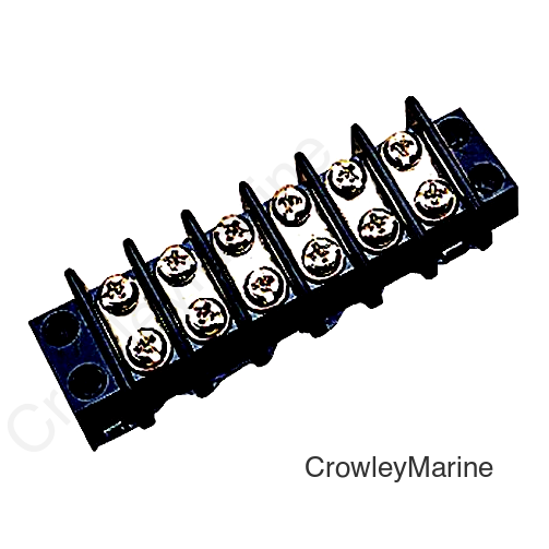 Sea-Dog 4266261 Terminal Block, 6 Gang