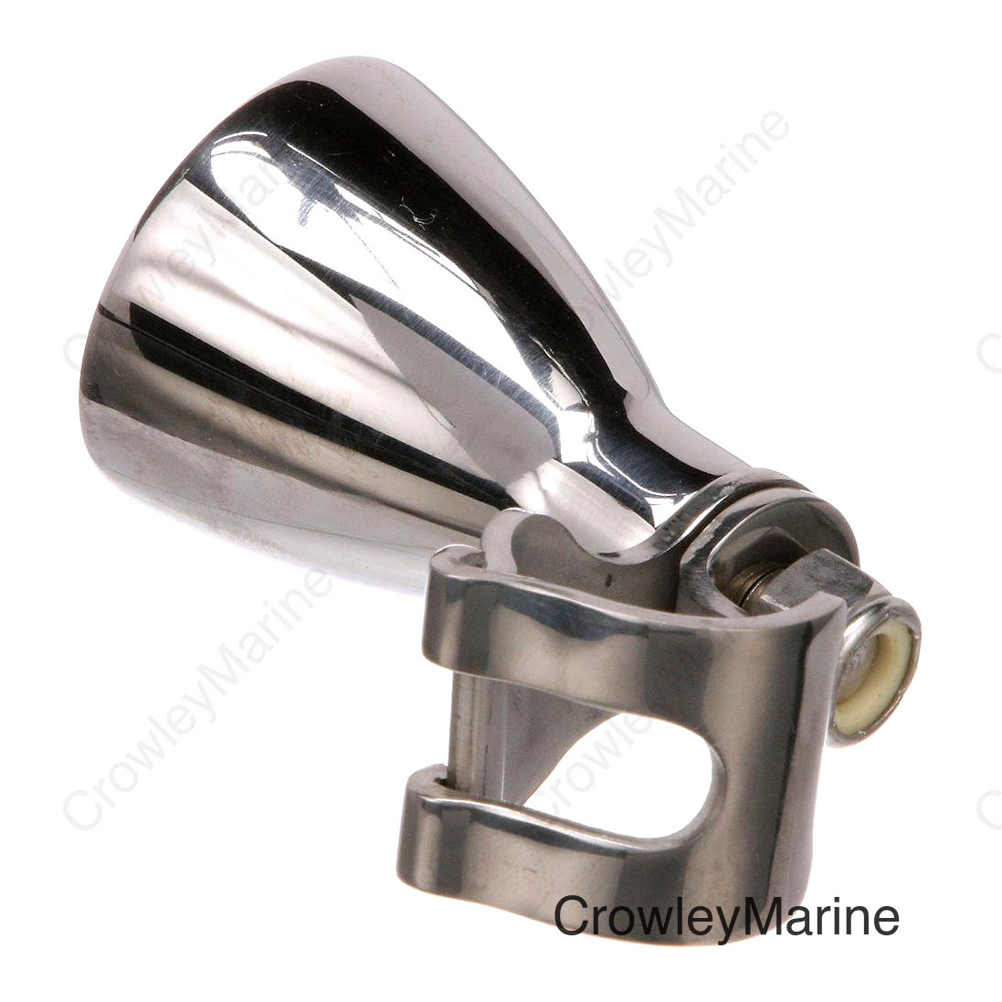Seachoice Large Stainless Steel Turning Knob, Fits Destroyer Wheels, Black Plastic Knob Cap