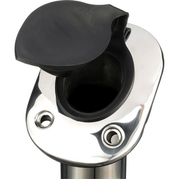 Seachoice Fishing Rod Holder, Stainless Steel, 30 Degree Gunnel Mount thumbnail-1