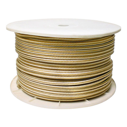 Seachoice Double Braid Nylon Rope Spool, 3/8 in. x 600 ft, Gold and White thumbnail-0