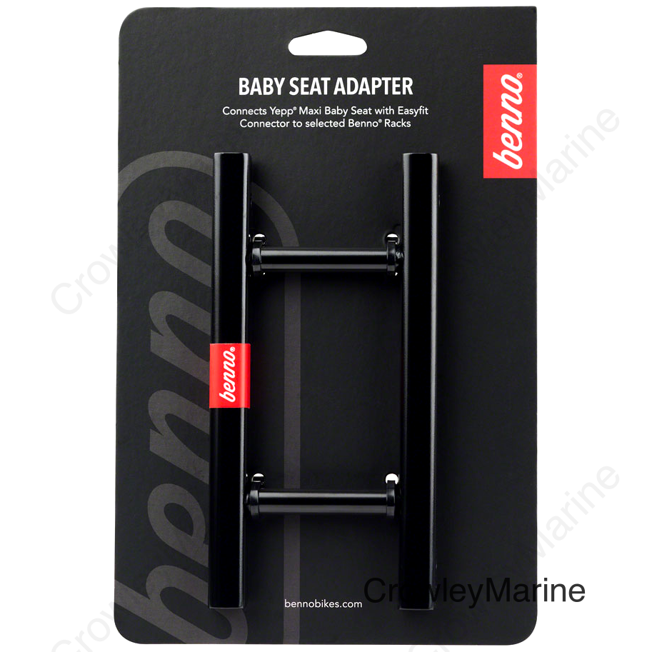 Benno Yepp EasyFit Baby Seat Adapter - Fit Boost Evo 1-3 eJoy eScout Carry On Black