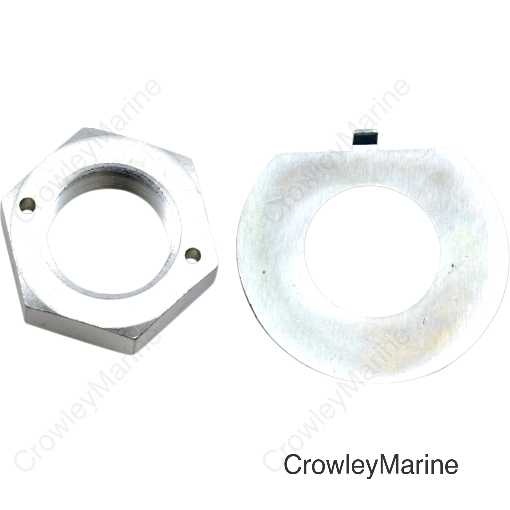 CHROME STEM NUT & LOCK WASHER KIT