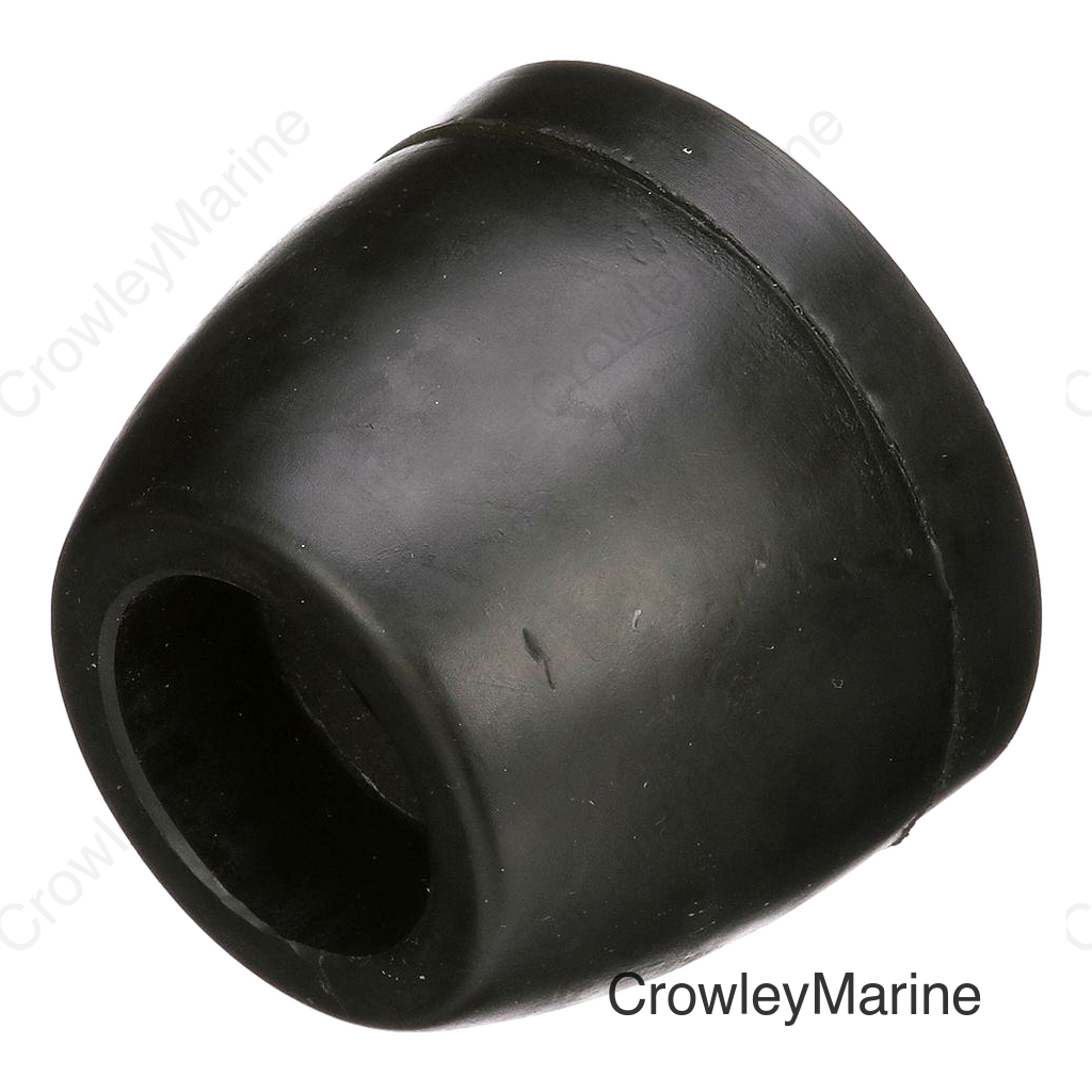 Seachoice Molded Side Guide End Cap, Black, Boat Trailer, 2-1/2 in. X 5/8 in.